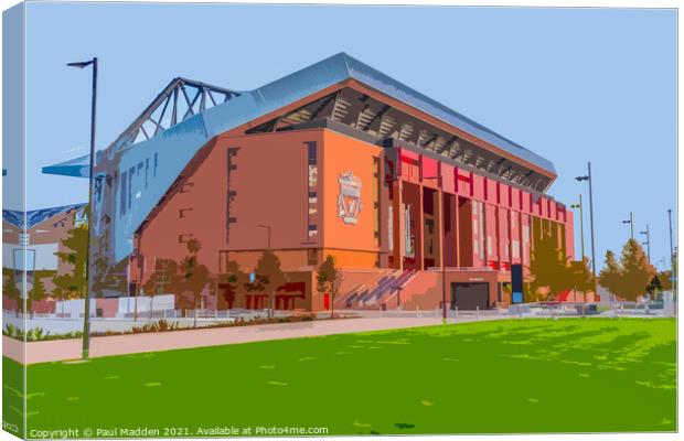 Anfield Canvas Print by Paul Madden