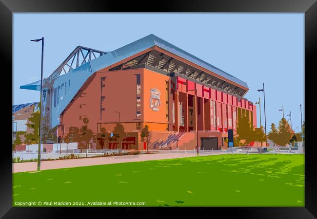 Anfield Framed Print by Paul Madden