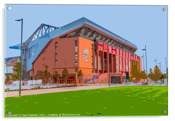 Anfield Acrylic by Paul Madden