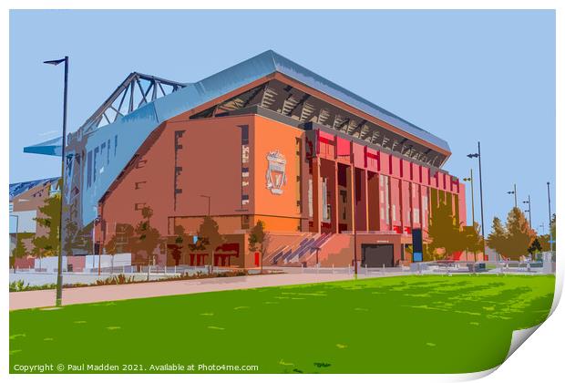 Anfield Print by Paul Madden