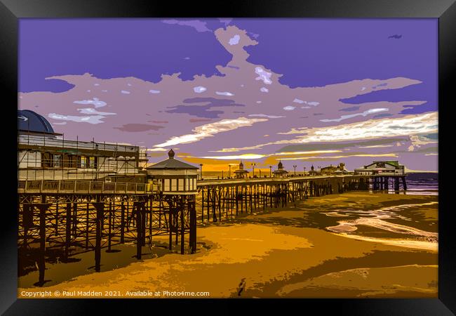Blackpool Pier Framed Print by Paul Madden