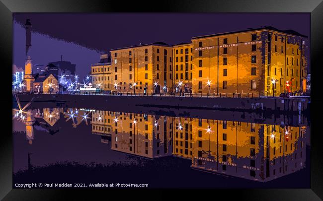 Canning Dock and Maritime Museum Liverpool Framed Print by Paul Madden