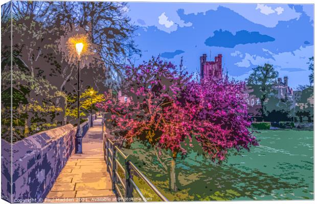 Chester City Walls Canvas Print by Paul Madden
