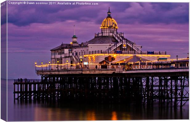 Eastbourne Pier, East Sussex. 6 Canvas Print by Dawn O'Connor