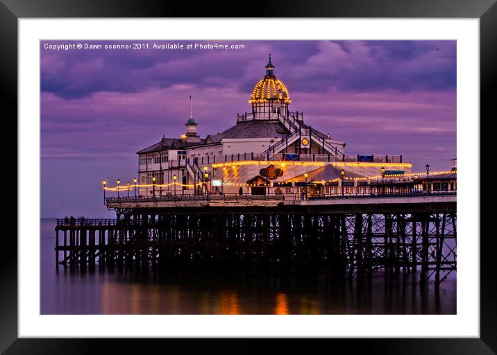 Eastbourne Pier, East Sussex. 6 Framed Mounted Print by Dawn O'Connor