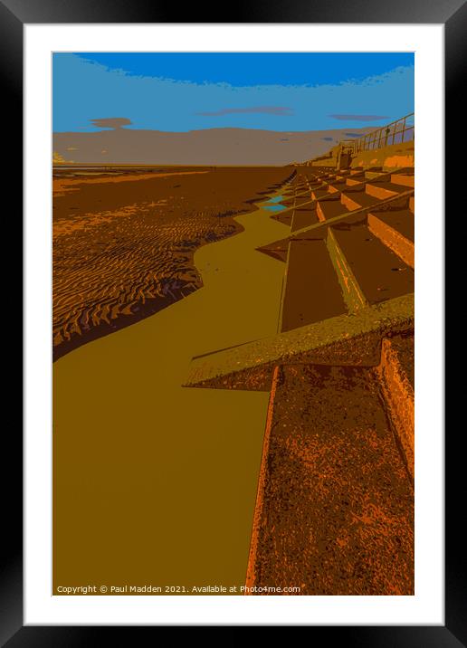 Crosby Beach Framed Mounted Print by Paul Madden