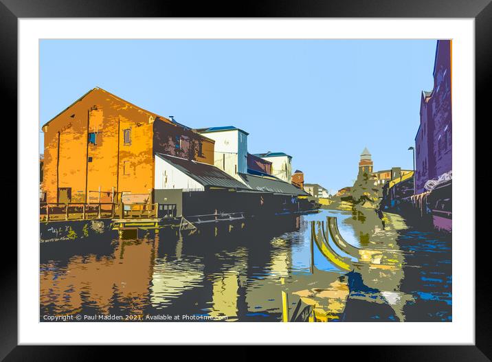 Wigan pier Framed Mounted Print by Paul Madden