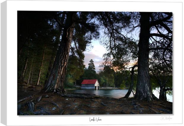 Abstract Loch Vaa Canvas Print by JC studios LRPS ARPS