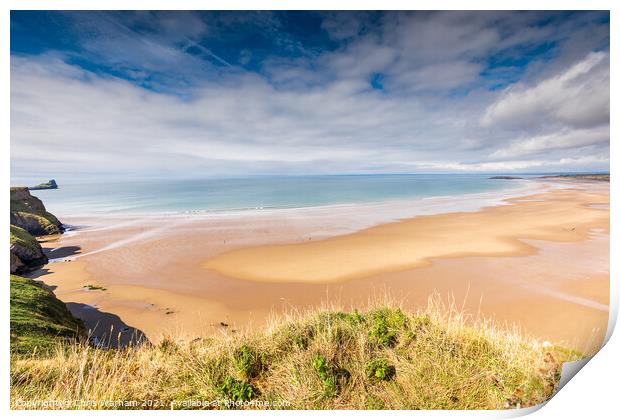 Rhosilli Print by Chris Warham