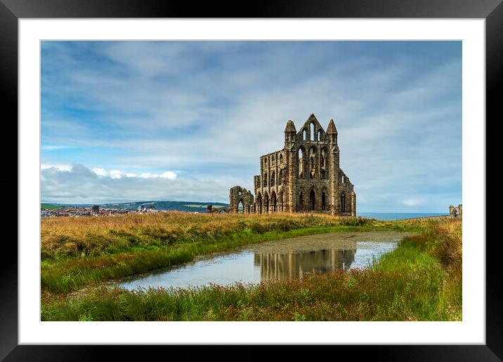 Whitby Abbey Framed Mounted Print by Rich Fotografi 