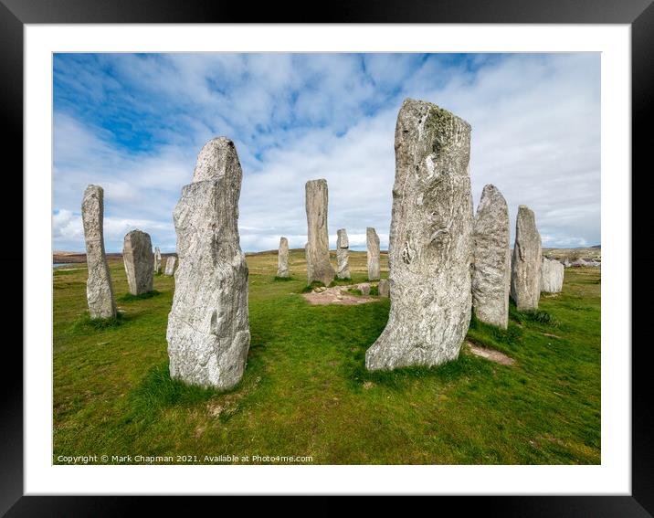 Calanais Standing Stones, Isle of Lewis Framed Mounted Print by Photimageon UK