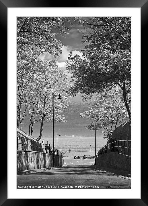 Cobbles at Filey Framed Mounted Print by K7 Photography