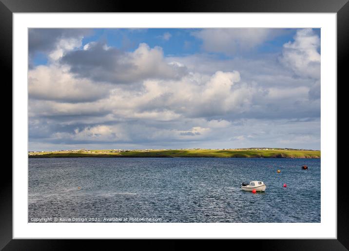 Point Peninsula, Lewis, Outer Hebrides, Scotland Framed Mounted Print by Kasia Design