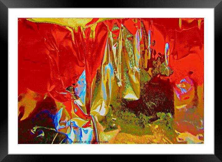 Abstract 2021 145 Framed Mounted Print by Stephanie Moore
