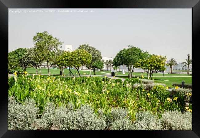 MIA Park Qatar Framed Print by Lucas D'Souza