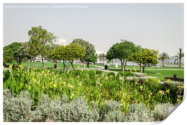 MIA Park Qatar Print by Lucas D'Souza