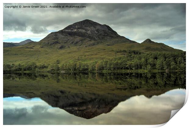 Sgurr Dubh Print by Jamie Green