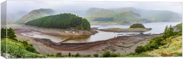 Haweswater - Mardale Green revealed Canvas Print by Keith Douglas