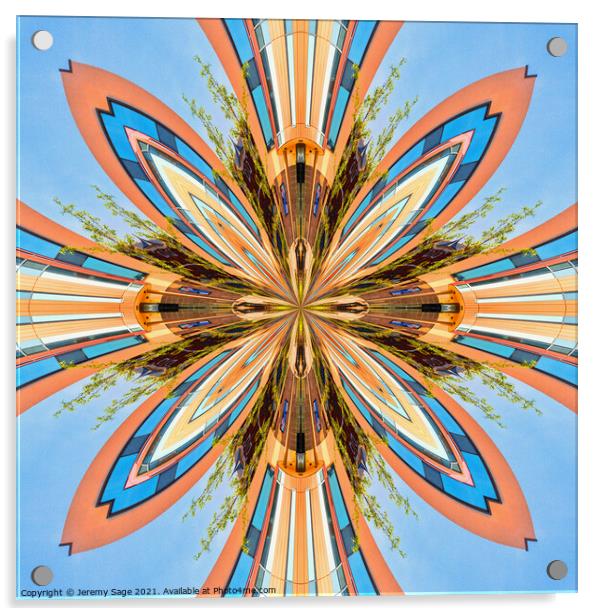 Symmetrical Burst Acrylic by Jeremy Sage