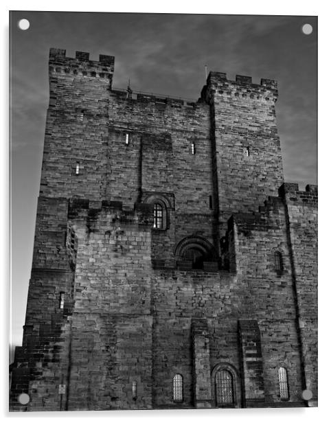 Castle Keep, Newcastle upn Tyne Acrylic by Rob Cole