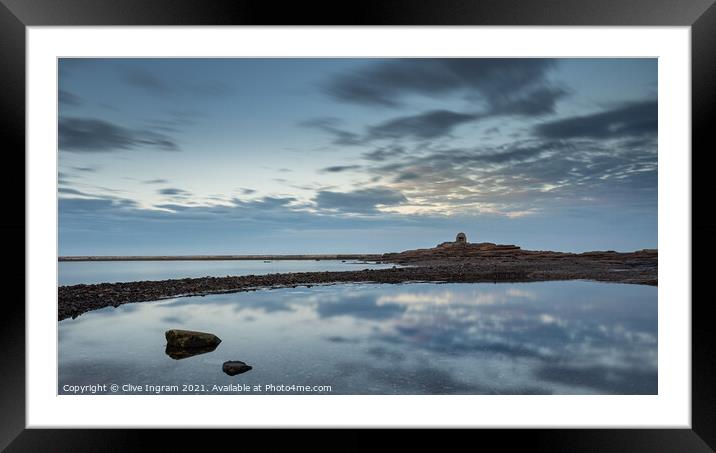 Tranquil Reflections at Dawn Framed Mounted Print by Clive Ingram