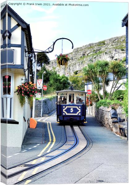 Descending from the Great Orme Canvas Print by Frank Irwin