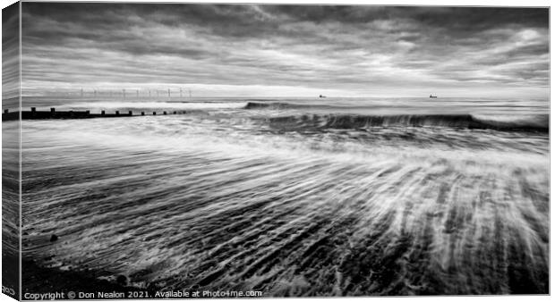 Majestic Morning on Aberdeen Beach Canvas Print by Don Nealon