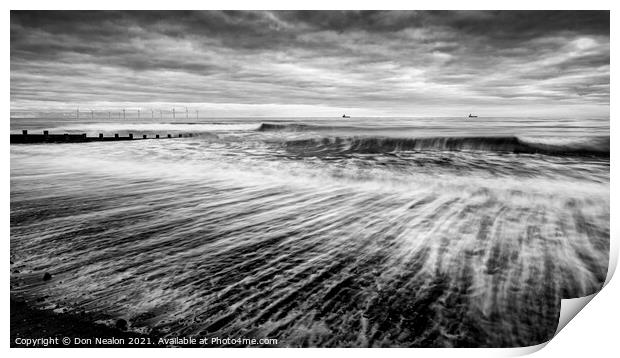 Majestic Morning on Aberdeen Beach Print by Don Nealon