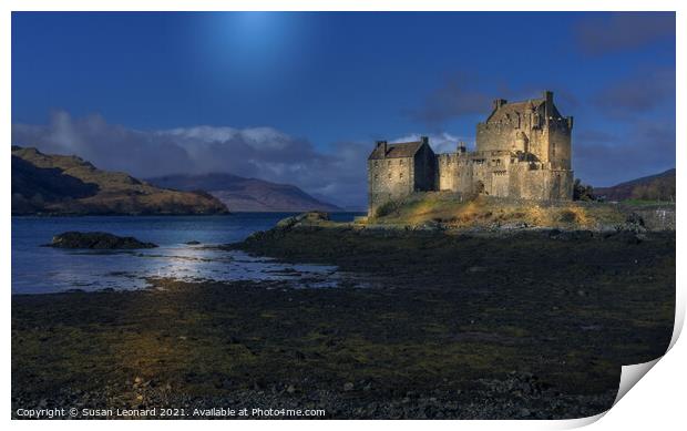Eilean Donan Castle Print by Susan Leonard
