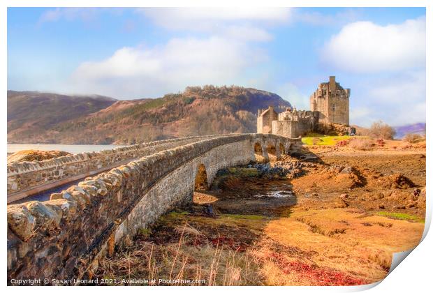 Eilean Donan Castle Print by Susan Leonard