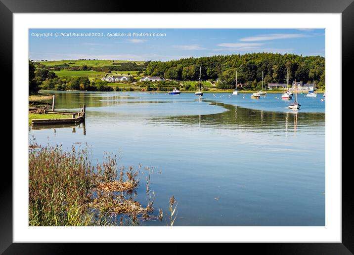 River Dee Dumfries and Galloway Scotland Framed Mounted Print by Pearl Bucknall