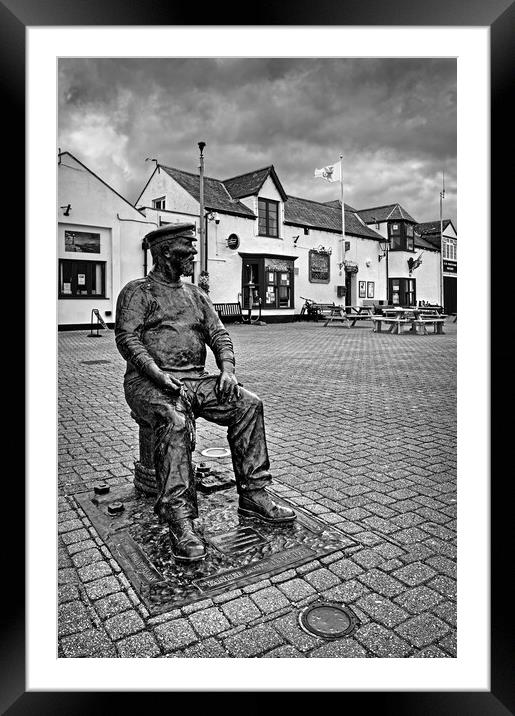 Yankee Jack Statue Framed Mounted Print by Darren Galpin