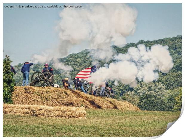 Cannon Fire  Print by Frankie Cat