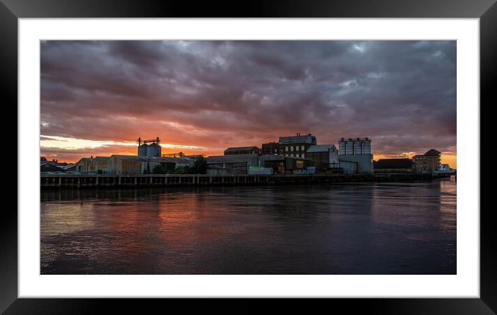 Great Yarmouth sunset Framed Mounted Print by Dorringtons Adventures