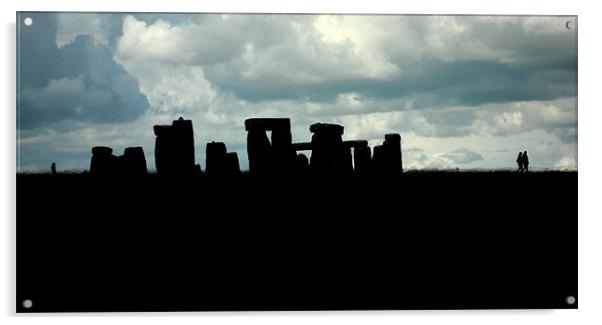 Stonehenge Acrylic by Heather Newton