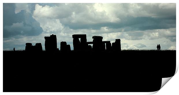 Stonehenge Print by Heather Newton