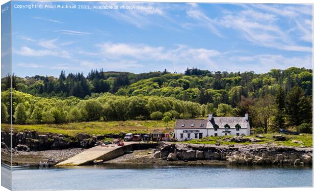 Ulva Ferry Isle of Mull Hebrides Scotland Canvas Print by Pearl Bucknall