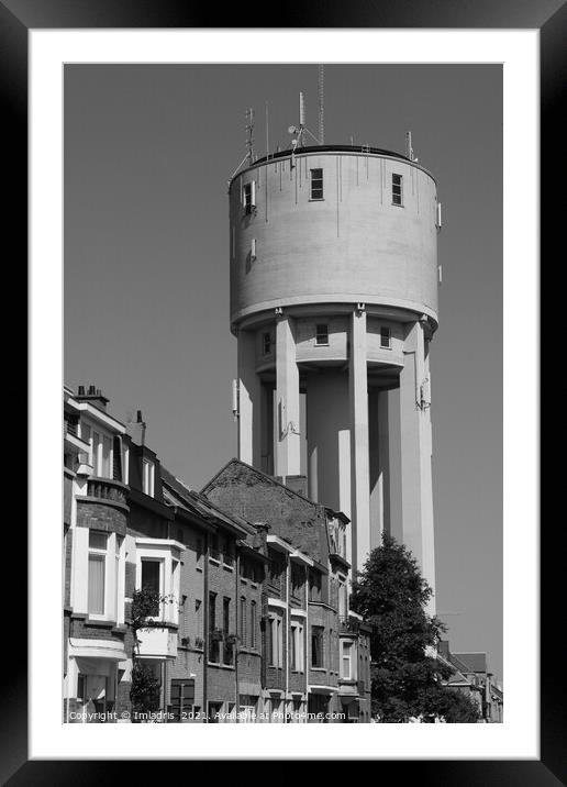 Water Tower Landmark, Aalst, Belgium Framed Mounted Print by Imladris 
