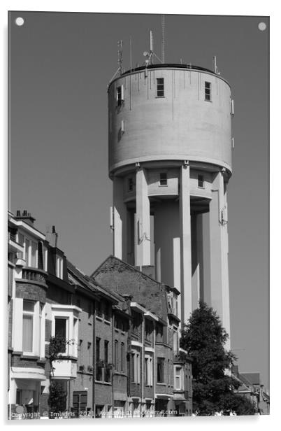 Water Tower Landmark, Aalst, Belgium Acrylic by Imladris 
