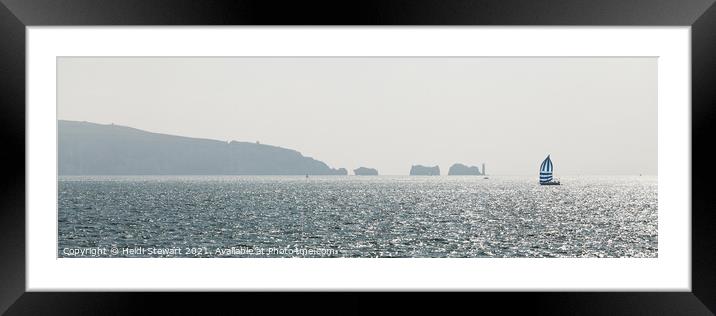 The Needles Framed Mounted Print by Heidi Stewart