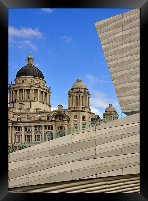 New And Old, Liverpool Framed Print by Donna Connolly