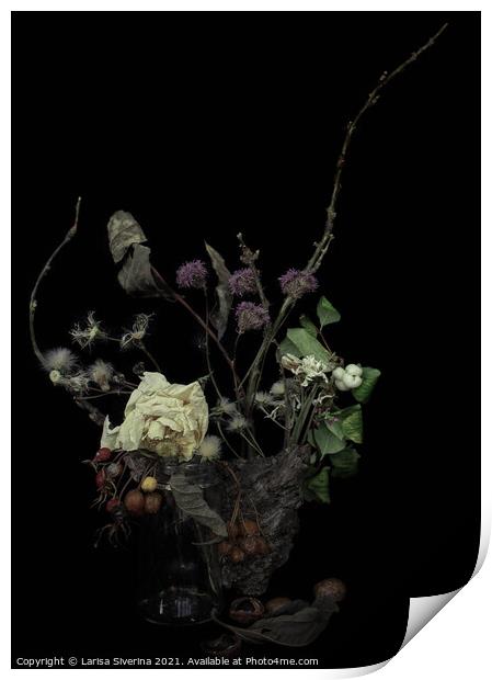 Plant flower Print by Larisa Siverina