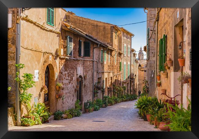 Rustic charm in Valldemossa Framed Print by Alex Winter