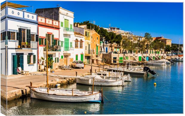 The Enchanting Colors of Portocolom Canvas Print by Alex Winter