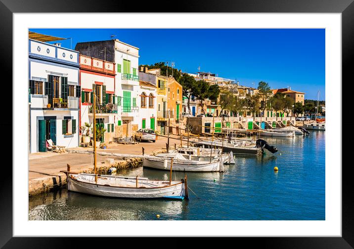 The Enchanting Colors of Portocolom Framed Mounted Print by Alex Winter