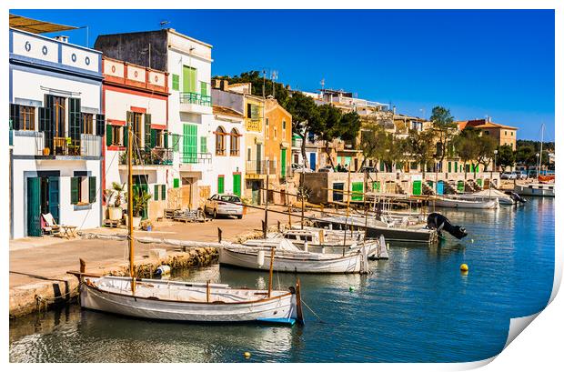The Enchanting Colors of Portocolom Print by Alex Winter