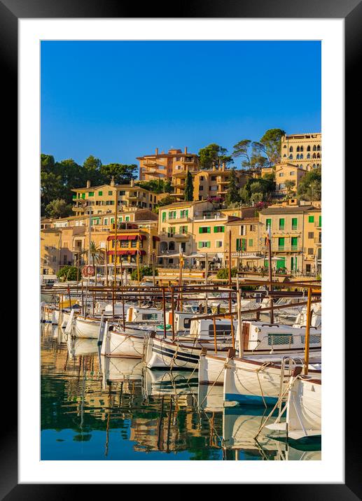 The Alluring Port of Soller Framed Mounted Print by Alex Winter