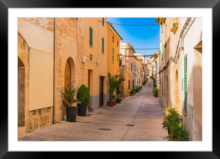 old town of Alcudia Framed Mounted Print by Alex Winter