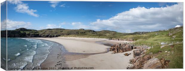 Polin Bay Canvas Print by Richard Burdon