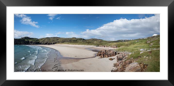 Polin Bay Framed Mounted Print by Richard Burdon